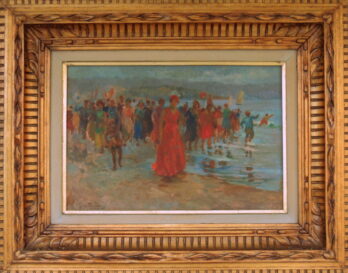Bigio Gerardenghi - Figuras na Praia - OST - 27 X 40 cm