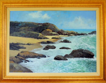 Cecconi - Marinha - AST - 65 X 92 cm - frente - Tableau - De 7500 por 6500