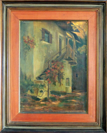 Henrique Bernardelli - Casarão - OST - 46 X 35 cm