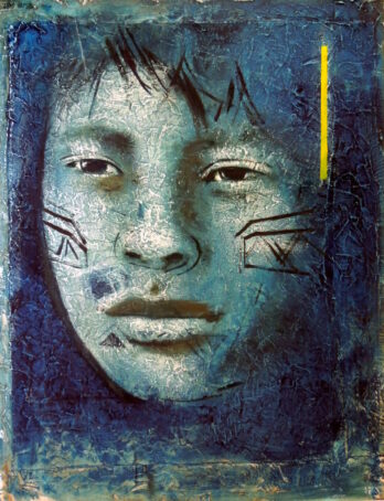 Élon Brasil - Cacique Kraihô - OST - 130 X 100 cm - Catalogada