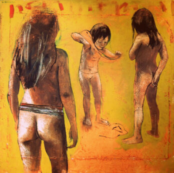 Élon Brasil - Crianças Kalapalo - OST - 150 X 150 cm - Catalogada