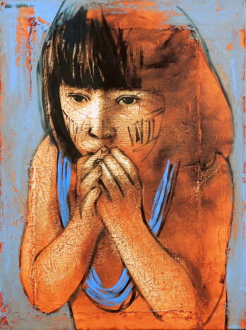 Élon Brasil - Menina Walapiti - OST - 80 X 60 cm