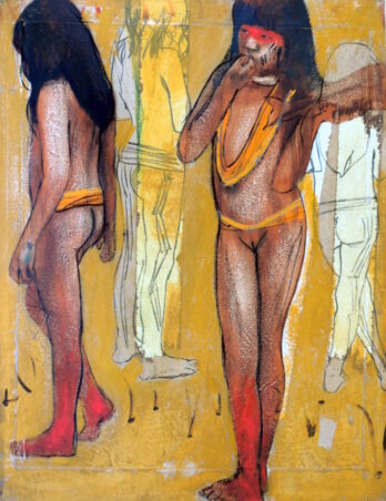 Élon Brasil - Meninas do Xingú - OST - 130 X 100 cm - Catalogada
