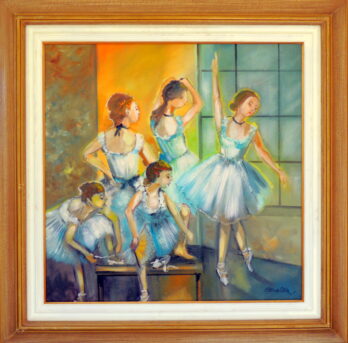 Érico da Silva - Ensaio das Bailarinas - OST - 60 X 60 cm