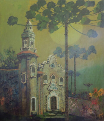 Érico da Silva - Igreja do Rosário - OST - 150 X 120 cm