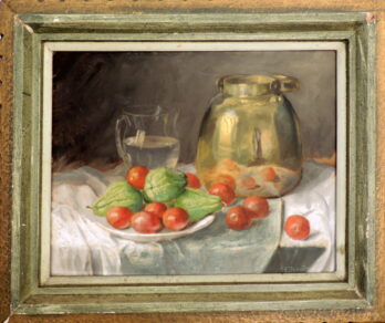 Ettore Federighi - Natureza Morta com Chuchus - OST - 40 X 50 cm