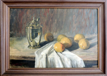 Ettore Federighi - Natureza Morta com Laranjas - OSE - 43 X 65 cm