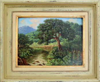 Francisco Prohane - Paisagem com Rio - OSE - 30 X 40 cm