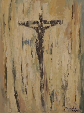 Gino Bruno - Crucificação - OSE - 80 X 60 cm