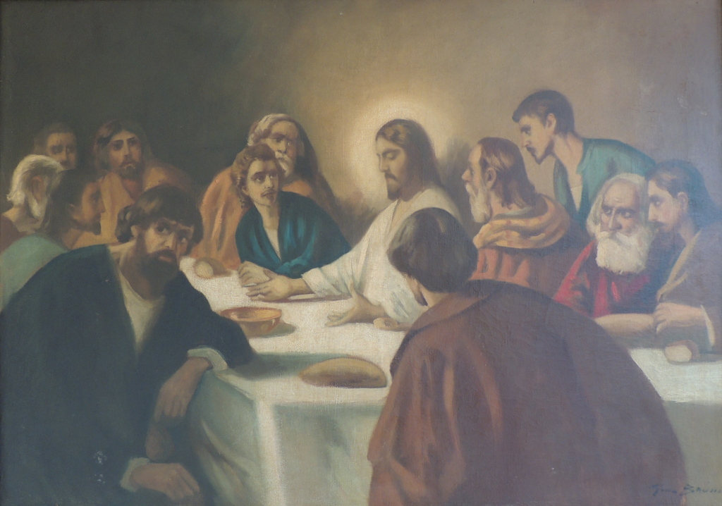 Gino Bruno - Santa Ceia - OST - 74 X 104 cm
