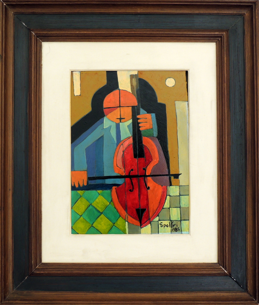 Ingres Speltri - Violoncelo - OSE - 33 X 24 cm