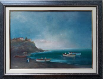 Ivo Blasi - Vilarejo Costeiro - OST - 50 X 70 cm