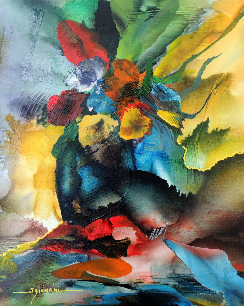 J. Bianchi - Abstrato (II) - OST - 50 X 40 cm