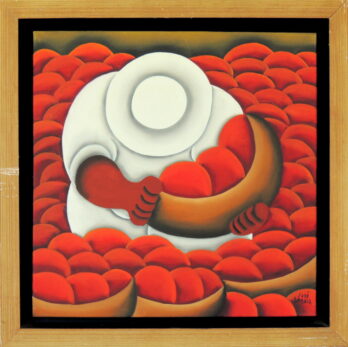 José Sabóia - Colheita - AST - 30 X 30 cm