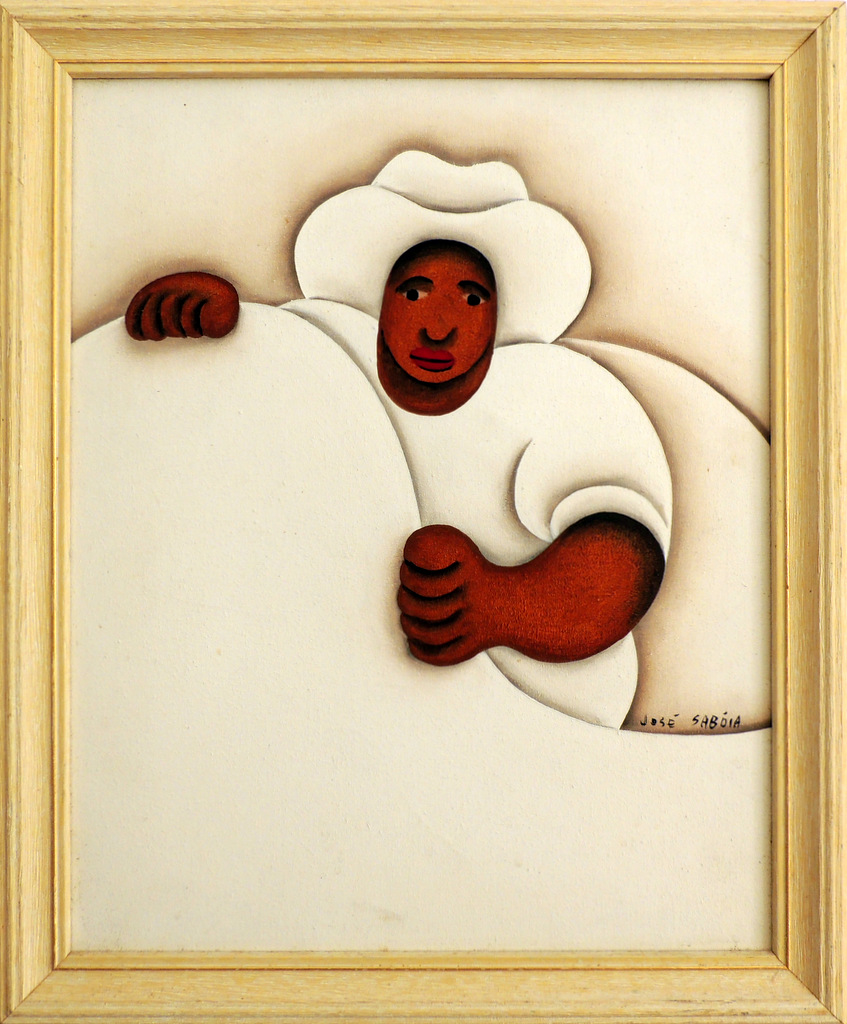 José Saboia - Figura Masculina - AST - 41 X 33 cm