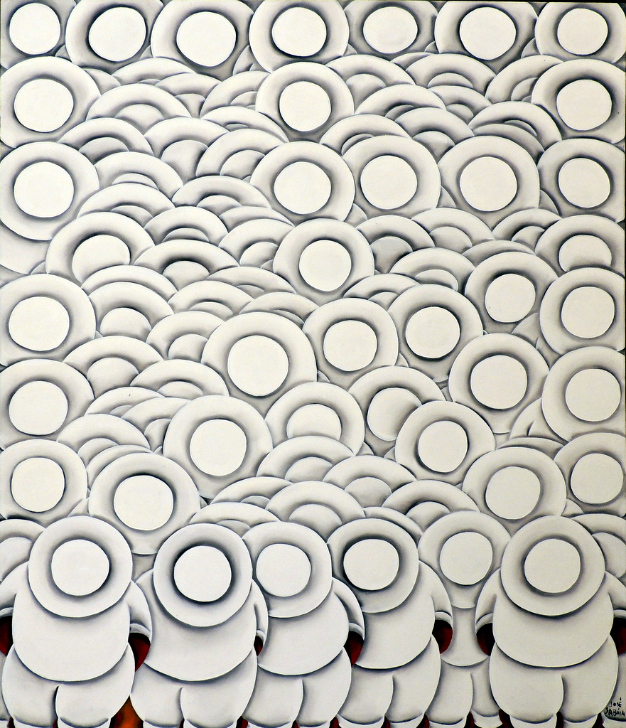 José Sabóia - Figuras de Chapéu - AST - 70 X 60 cm