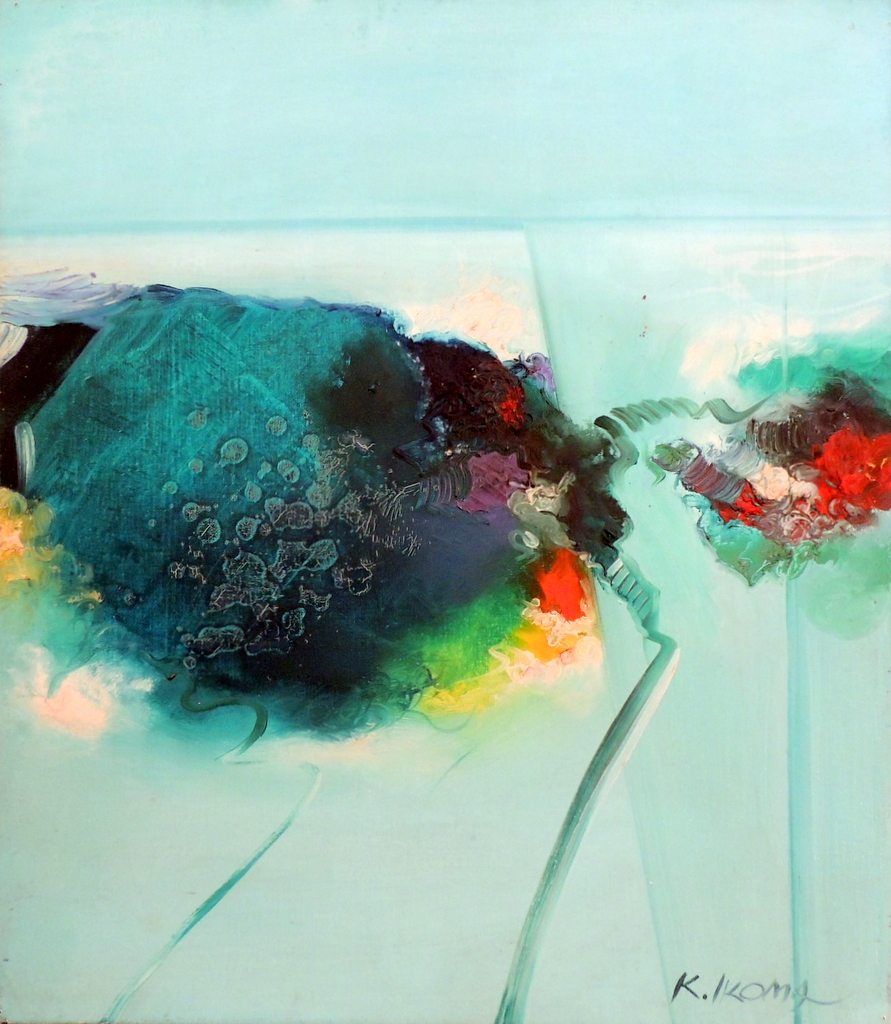 Kinya Ikoma - Abstrato - OST - 60 X 52 cm