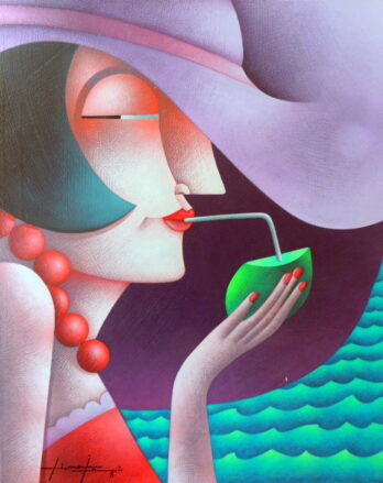 Lima Júnior - Rio 40º - OST Text - 50 X 40 cm