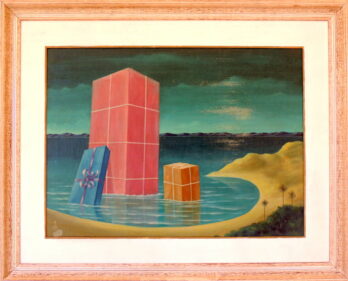 Walter Lewy - Surreal - OST - 60 X 82 cm - (1985)