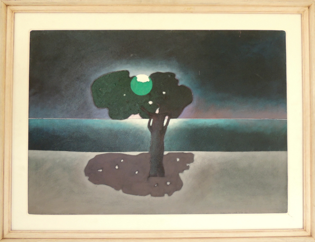Inos Corradin - Luar e Castanheira na Praia de Ubú - OST - 50 X 70 cm