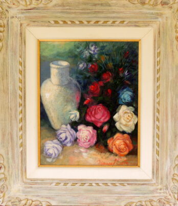 Manoel Costa - Flores - OST - 41 X 33 cm - Rio 1992