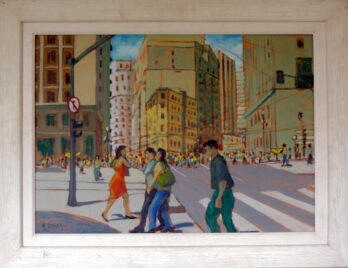 Márcio Schiaz - Rua Líbero Badaró - OST - 50 X 70 cm (2005)