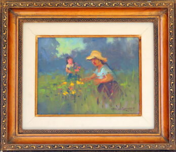 Menase Vaidergorn - Colheita de Flores - OST - 18 X 24 cm