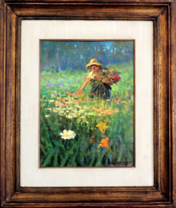 Menase Vaidergorn - Colheita de Flores - OST - 46 X 36 cm