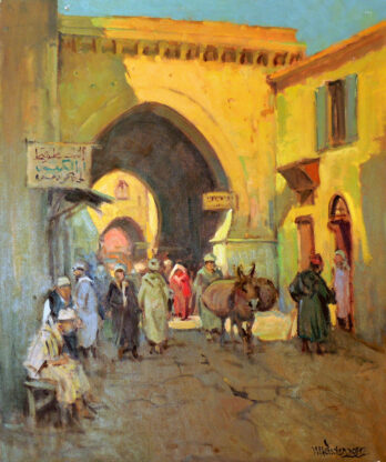 Menase Vaidergorn - Mercado Árabe - OST - 60 X 50 cm