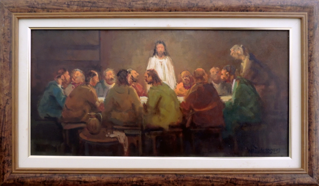 Menase Vaidergorn - Santa Ceia - OST - 30 X 60 cm