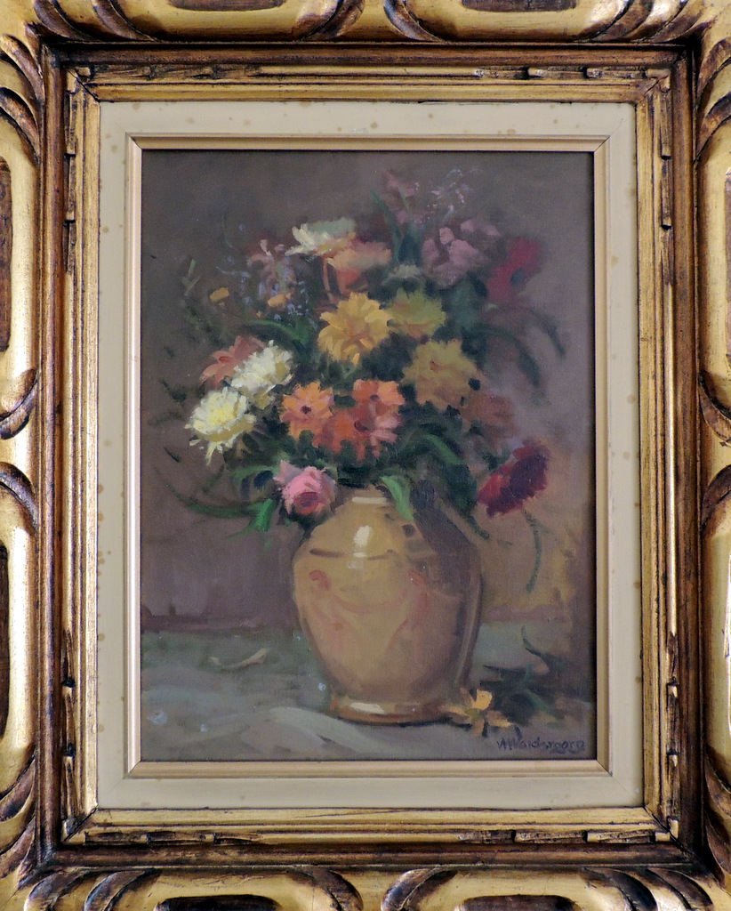 Menase Vaidergorn - Vaso com Flores - OST - 40 X 30 cm