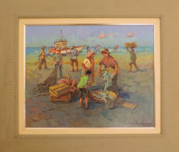 Menase Vaidergorn - Volta da Pesca - OST - 40 X 50 cm