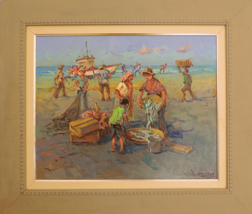 Menase Vaidergorn - Volta da Pesca - OST - 40 X 50 cm