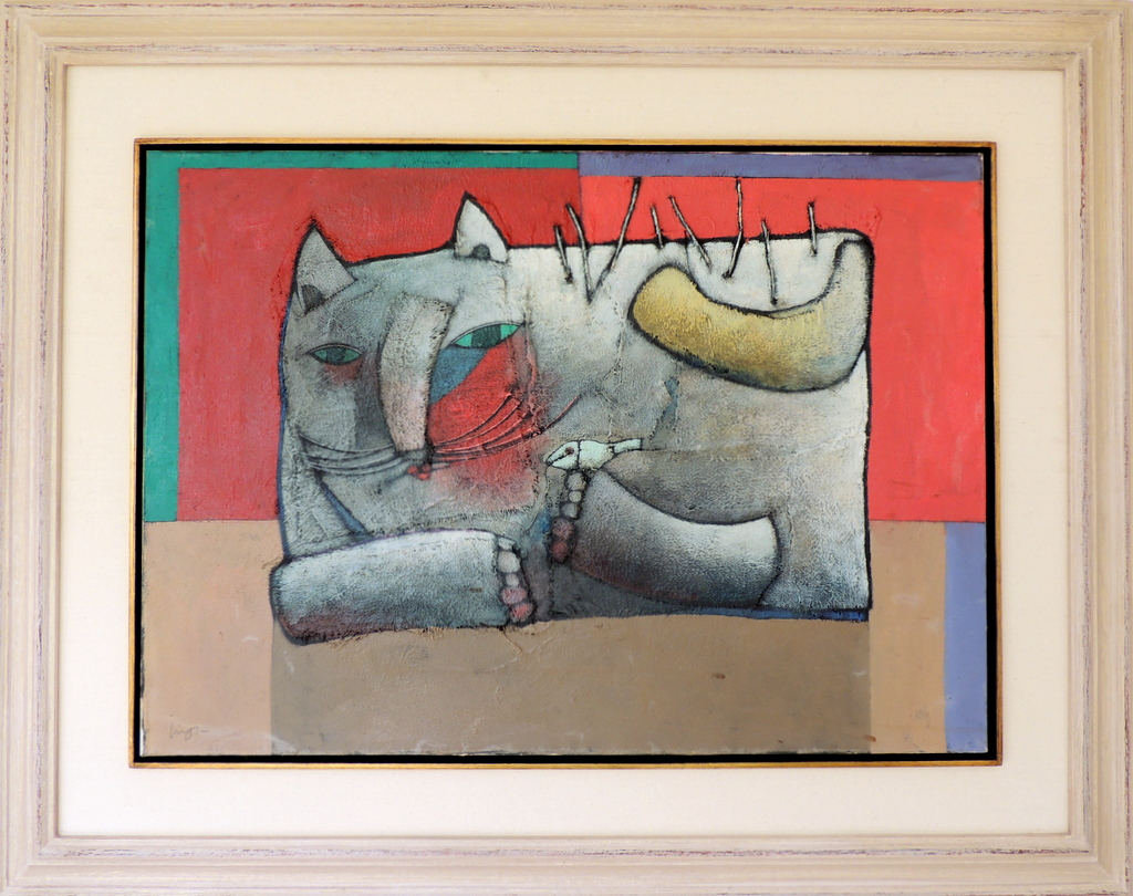 Inos Corradin - O Gato e a Sardinha - OST - 50 X 70 cm