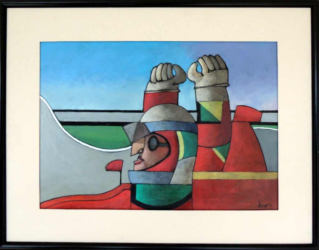 Inos Corradin - O S do Senna - OST - 50 X 70 cm