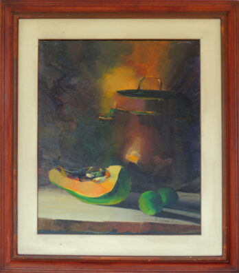 Miguel Lopez - Natureza Morta - Abacate - OST - 60 X 50 cm
