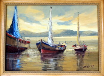 Moro - Barcos - OST - 50 X 70 cm (1999)