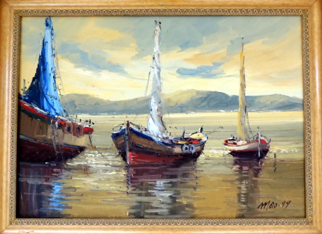 Moro - Barcos - OST - 50 X 70 cm (1999)