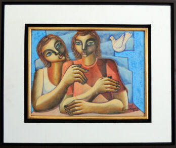 Nando Ribeiro - Figuras e Pássaro - OST - 30 X 40 cm (2007)