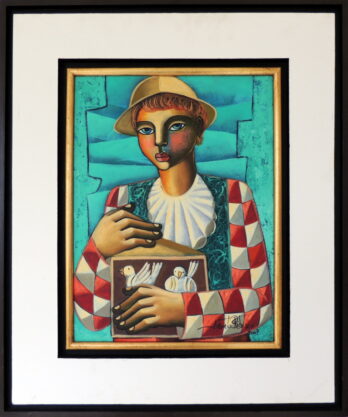 Nando Ribeiro - Homem com Pássaros - OST - 40 X 30 cm (2007)