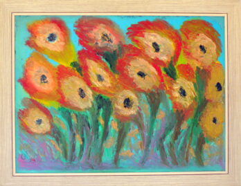 Osmar Santos - Flores - OST - 60 X 80 cm