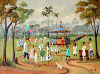 Pellegatta, Omar - Parque com Coreto - OST - 60 X 80 cm