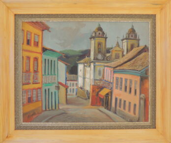 Pellegatta, Omar - Rua Direita e Catedral - Diamantina - OST - 40 X 50 cm