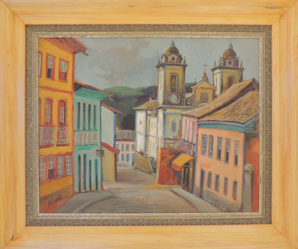 Pellegatta, Omar - Rua Direita e Catedral - Diamantina - OST - 40 X 50 cm