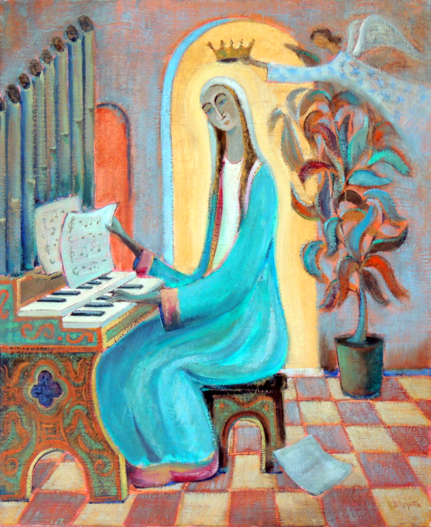 Pellegatta, Omar - Santa Cecilia - OST - 63 X 50 cm (1977)