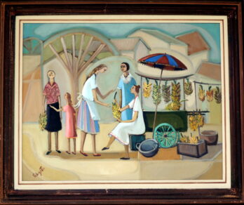 Pellegatta, Omar - Vendedora de Bananas - OST - 73 X 92 cm