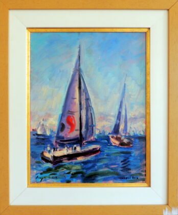 Sérgio Telles - Veleiros - OST - 35 X 27 cm