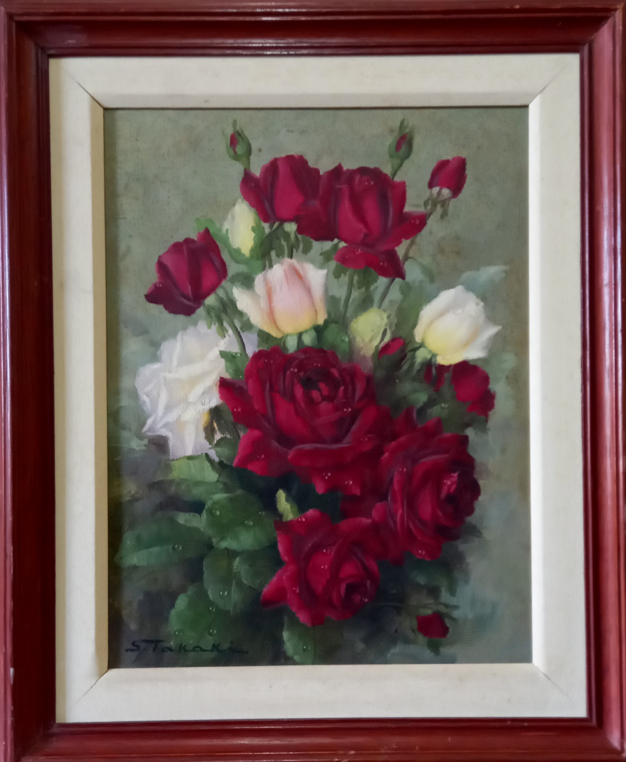 Takaki, Shokichi - Rosas Vermelhas e Amarelas - OSE - 35 X 27 cm
