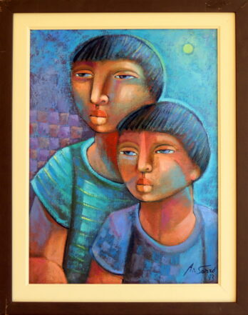 Adélio Sarro - Meninos - OSE - 40 X 30 cm (1993)
