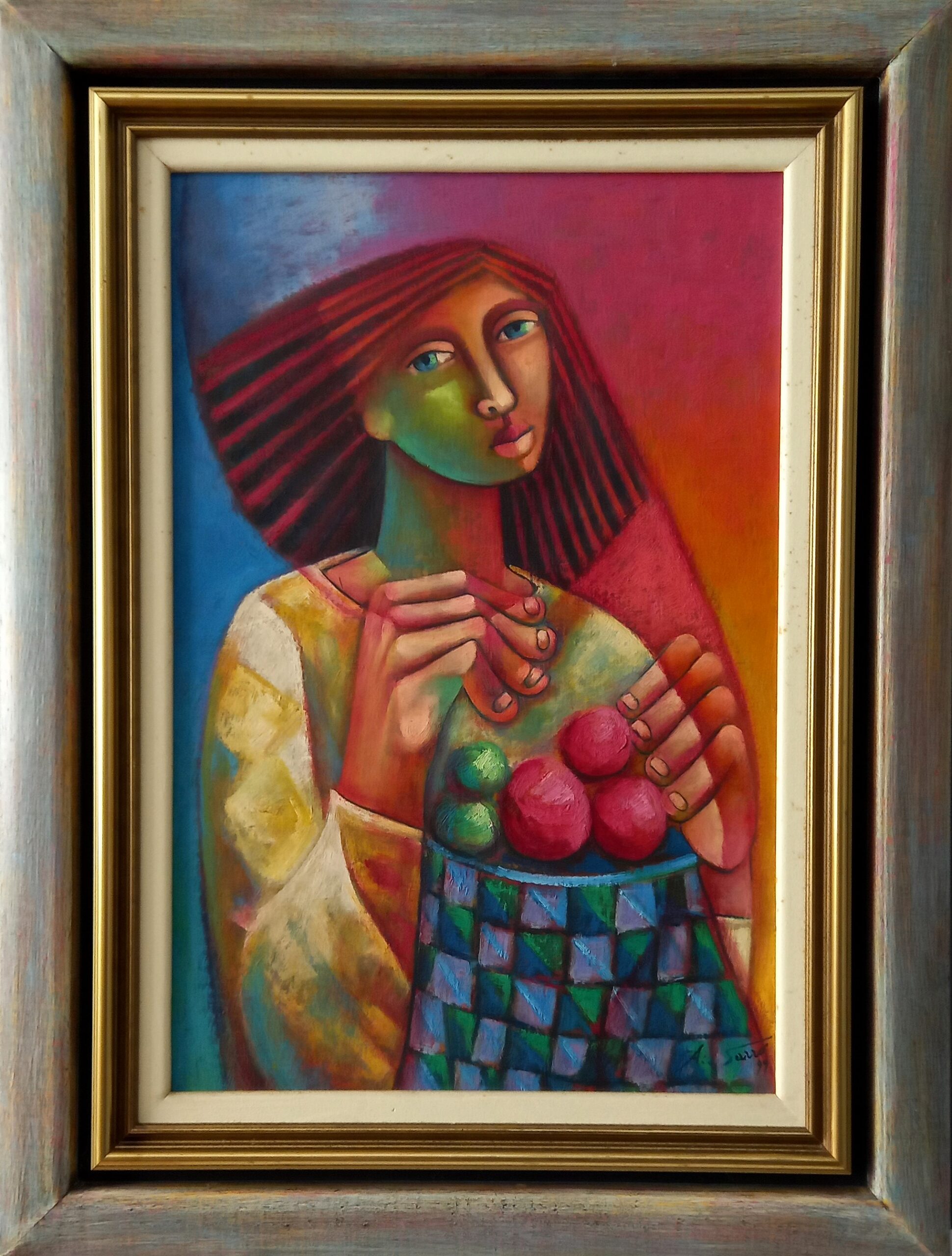 Adélio Sarro - Mesa Farta - OST - 60 X 40 cm (1999)